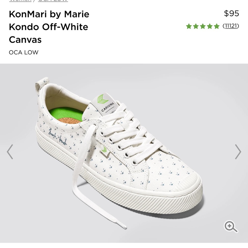 Cariuma sneakers KonMari by Marie Kondo. NWT